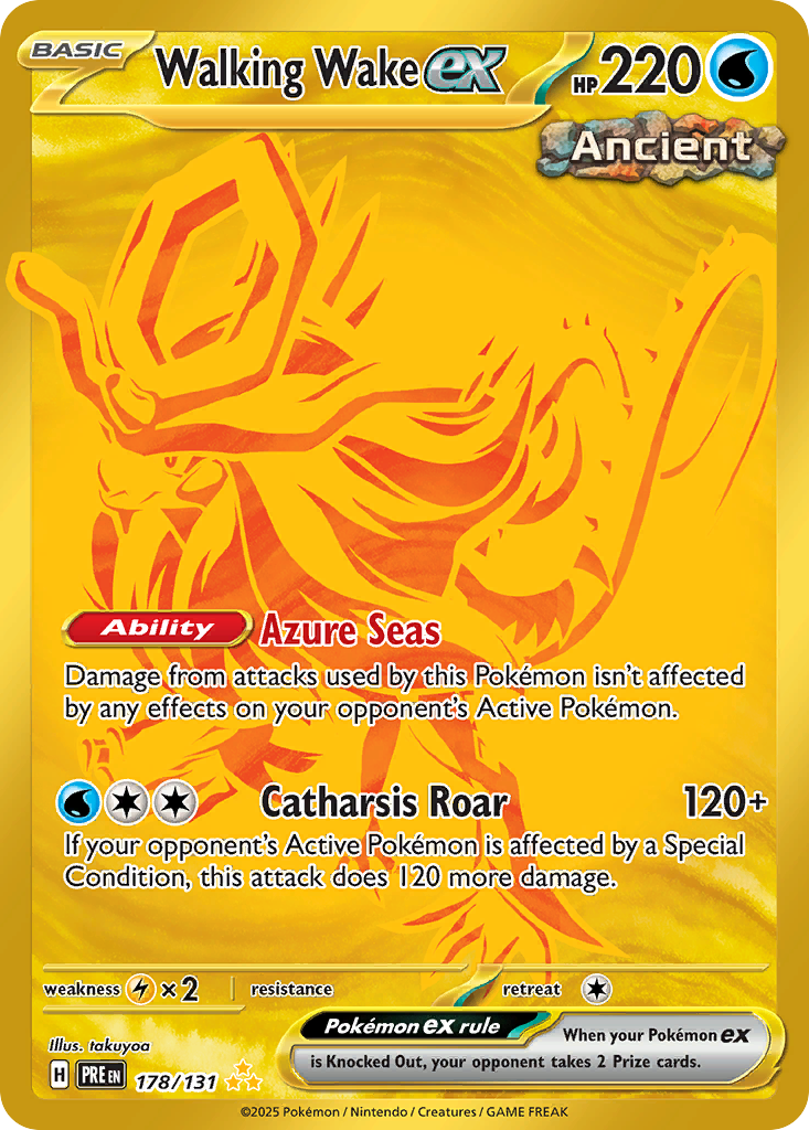 Walking Wake ex 178/131 Prismatic Evolutions