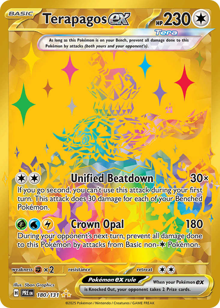 Terapagos ex 180/131 Prismatic Evolutions