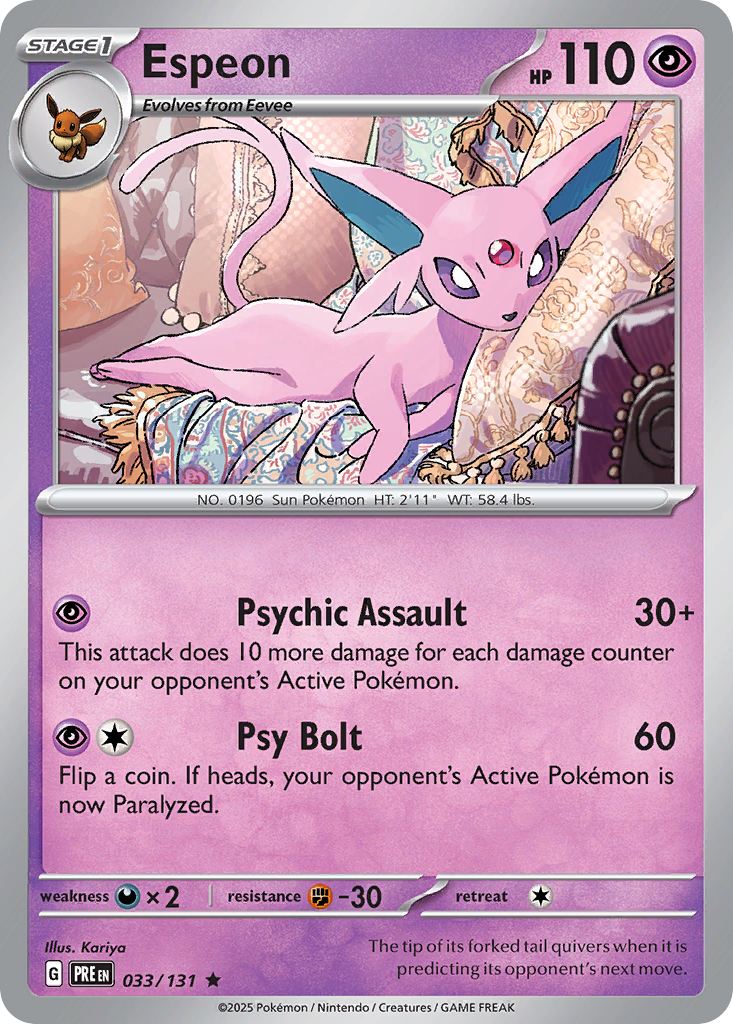 Espeon 033/131 Prismatic Evolutions