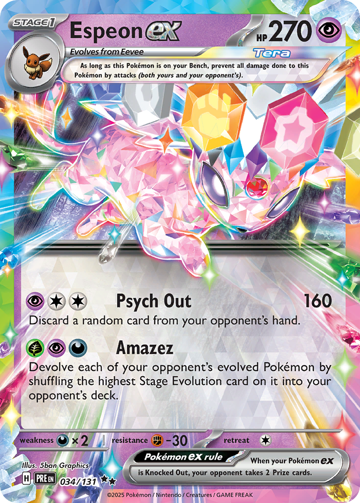 Espeon ex 034/131 Prismatic Evolutions