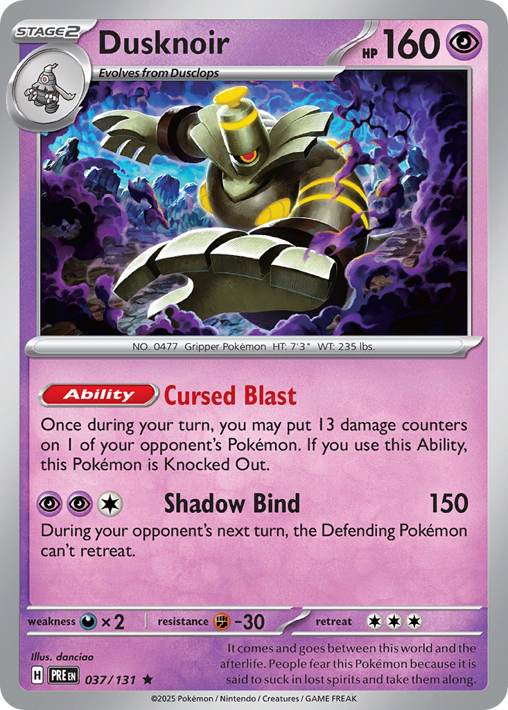 Dusknoir 037/131 Prismatic Evolutions