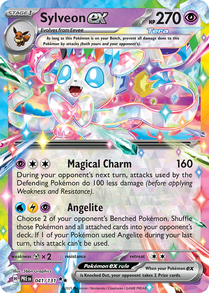 Sylveon ex 041/131 Prismatic Evolutions