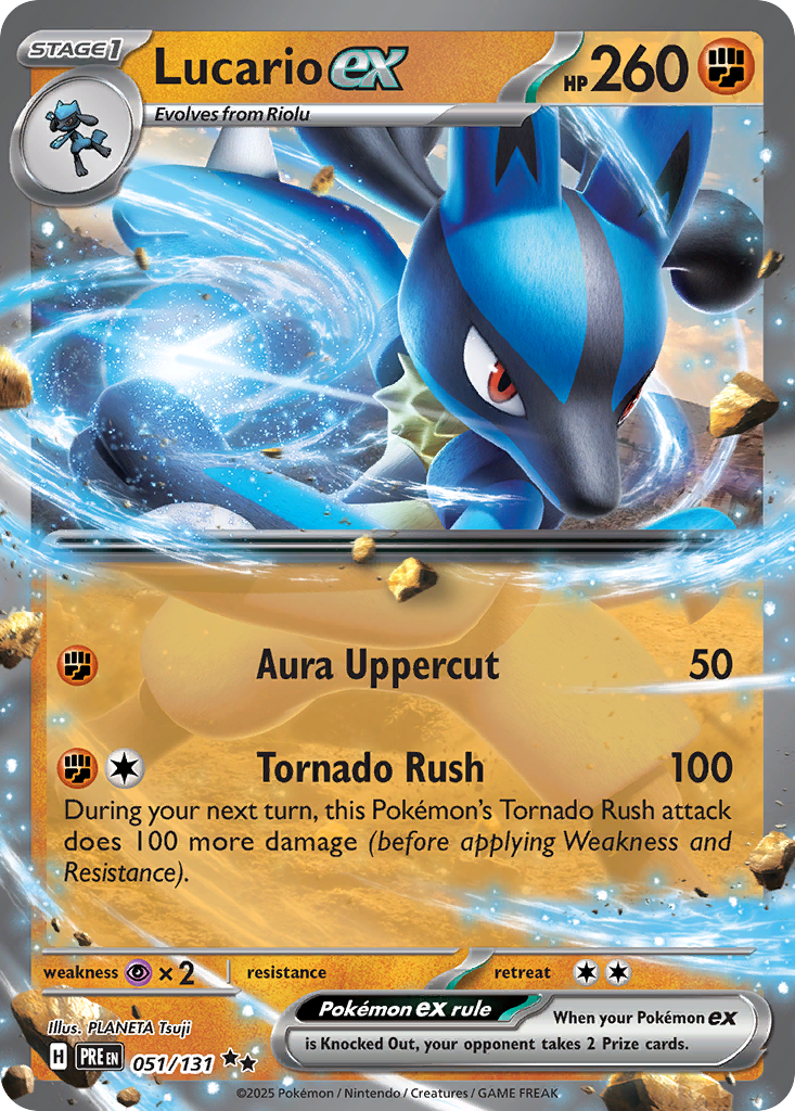 Lucario ex 051/131 Prismatic Evolutions