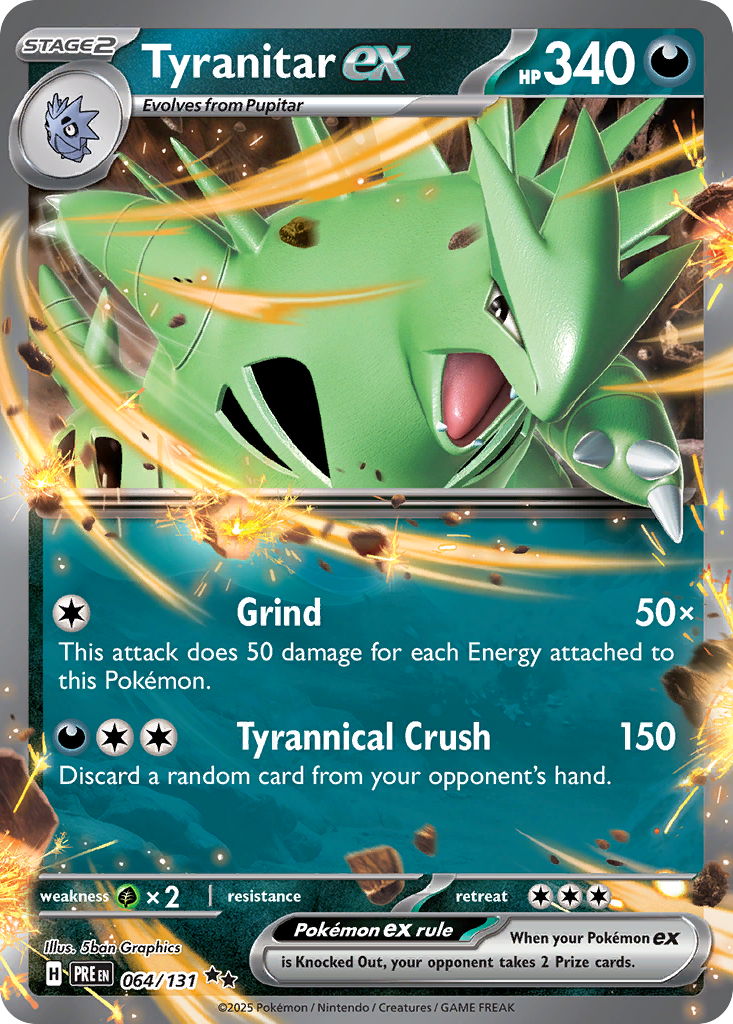 Tyranitar ex 064/131 Prismatic Evolutions