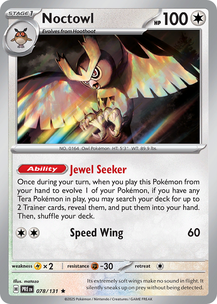Noctowl 078/131 Prismatic Evolutions