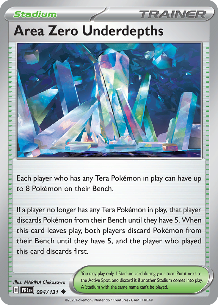 Area Zero Underdepths 094/131 Prismatic Evolutions