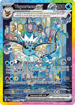 Vaporeon ex 149/131 Prismatic Evolutions