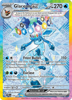 Glaceon ex 150/131 Prismatic Evolutions