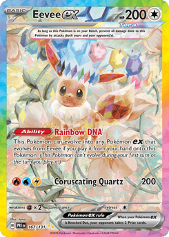 Eevee ex 167/131 Prismatic Evolutions