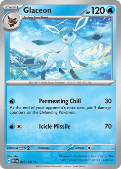 Glaceon 025/131 Prismatic Evolutions