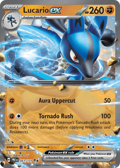 Lucario ex 051/131 Prismatic Evolutions