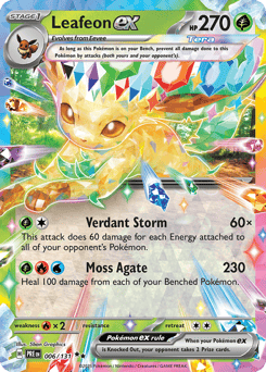 Leafeon ex 006/131 Prismatic Evolutions