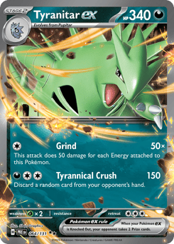Tyranitar ex 064/131 Prismatic Evolutions