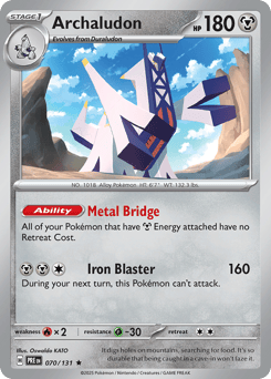 Archaludon 070/131 Prismatic Evolutions