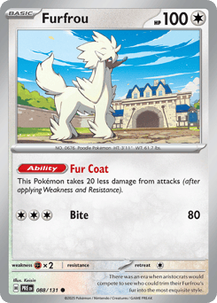 Furfrou 088/131 Prismatic Evolutions