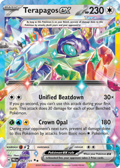 Terapagos ex 092/131 Prismatic Evolutions