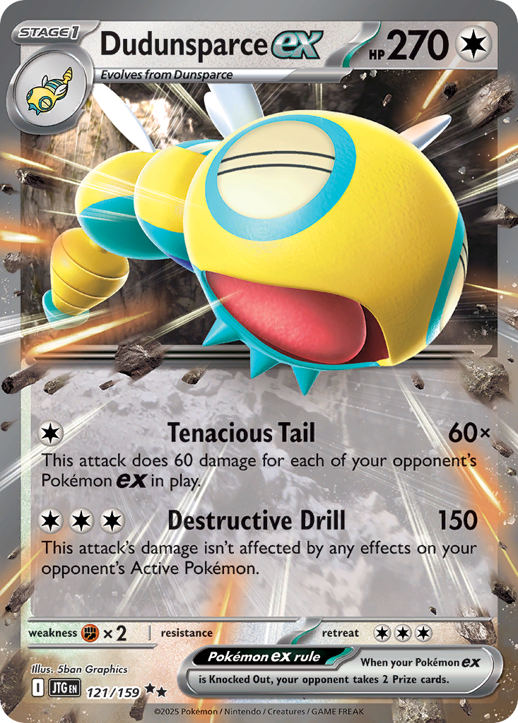 Dudunsparce ex 121/159 Journey Together