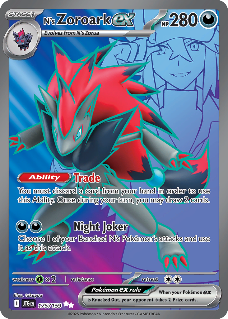 N's Zoroark ex 175/159 Journey Together
