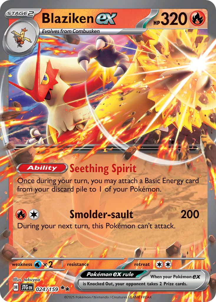 Blaziken ex 024/159 Journey Together