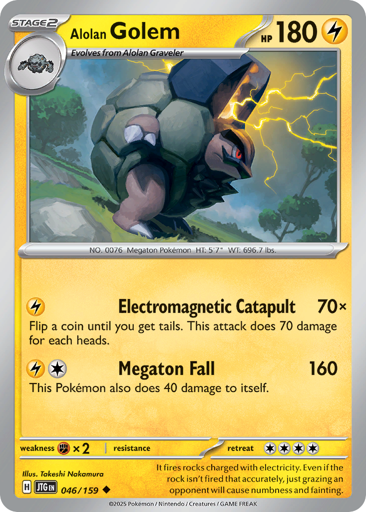 Alolan Golem 046/159 Journey Together