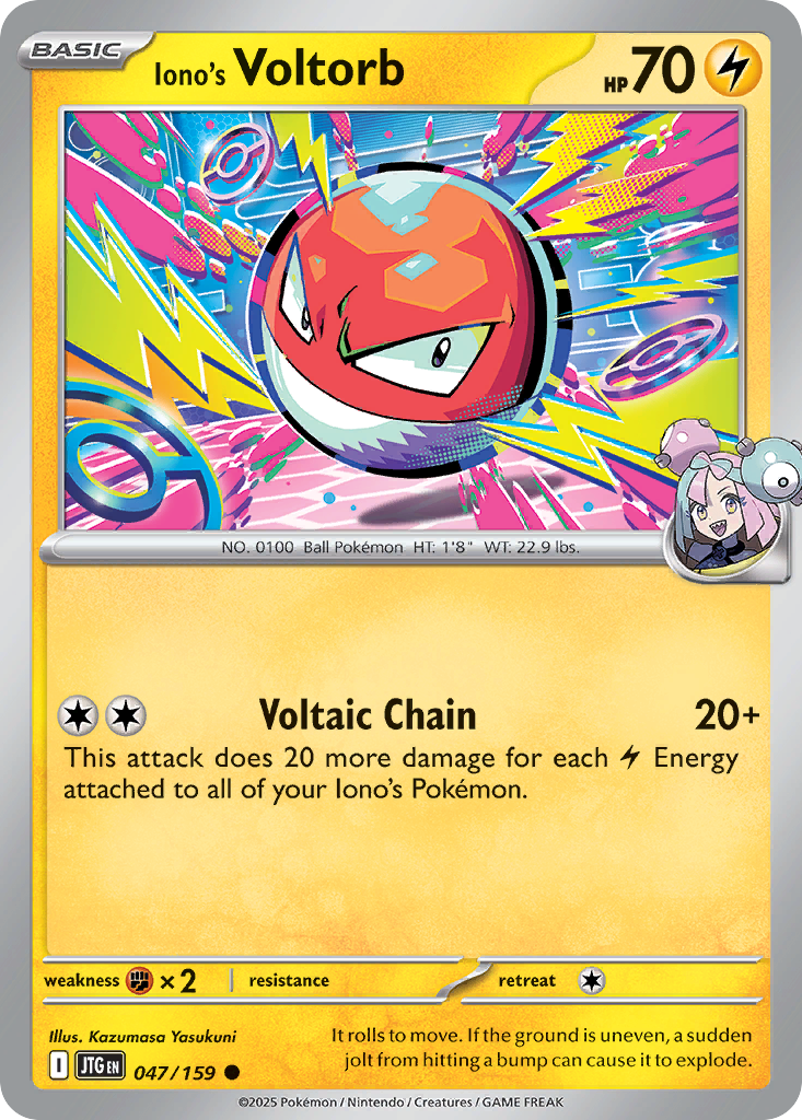 Iono's Voltorb 047/159 Journey Together