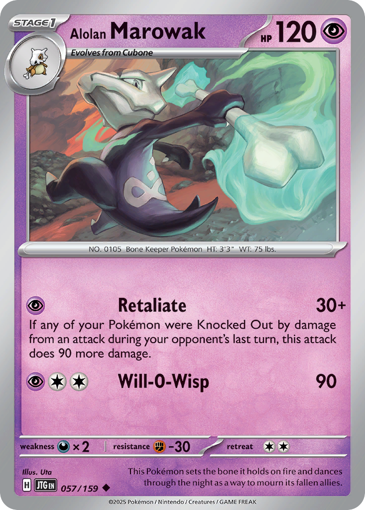 Alolan Marowak 057/159 Journey Together