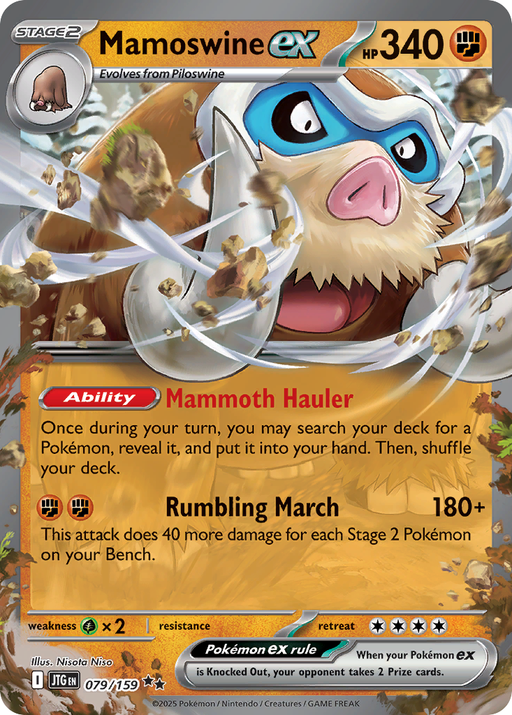 Mamoswine ex 079/159 Journey Together