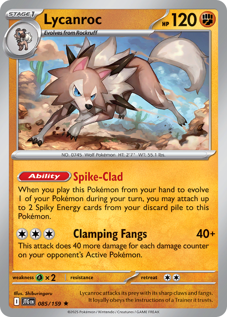Lycanroc 085/159 Journey Together