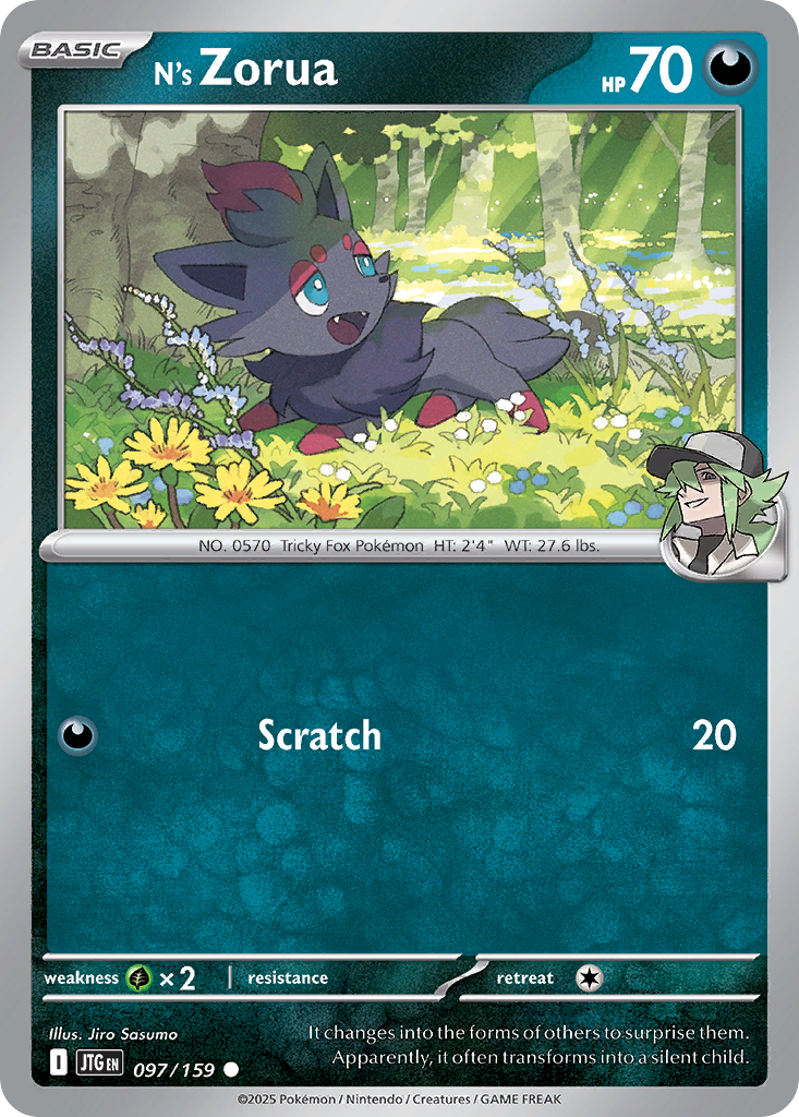 N's Zorua 097/159 Journey Together