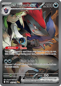 N's Zoroark ex 185/159 Journey Together