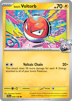 Iono's Voltorb 047/159 Journey Together