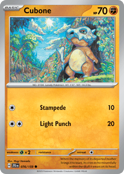 Cubone 076/159 Journey Together