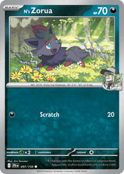 N's Zorua 097/159 Journey Together