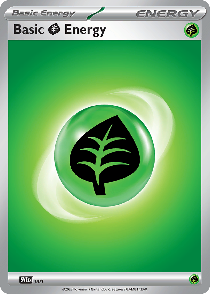 Basic Grass Energy 001/016 Scarlet & Violet Energies