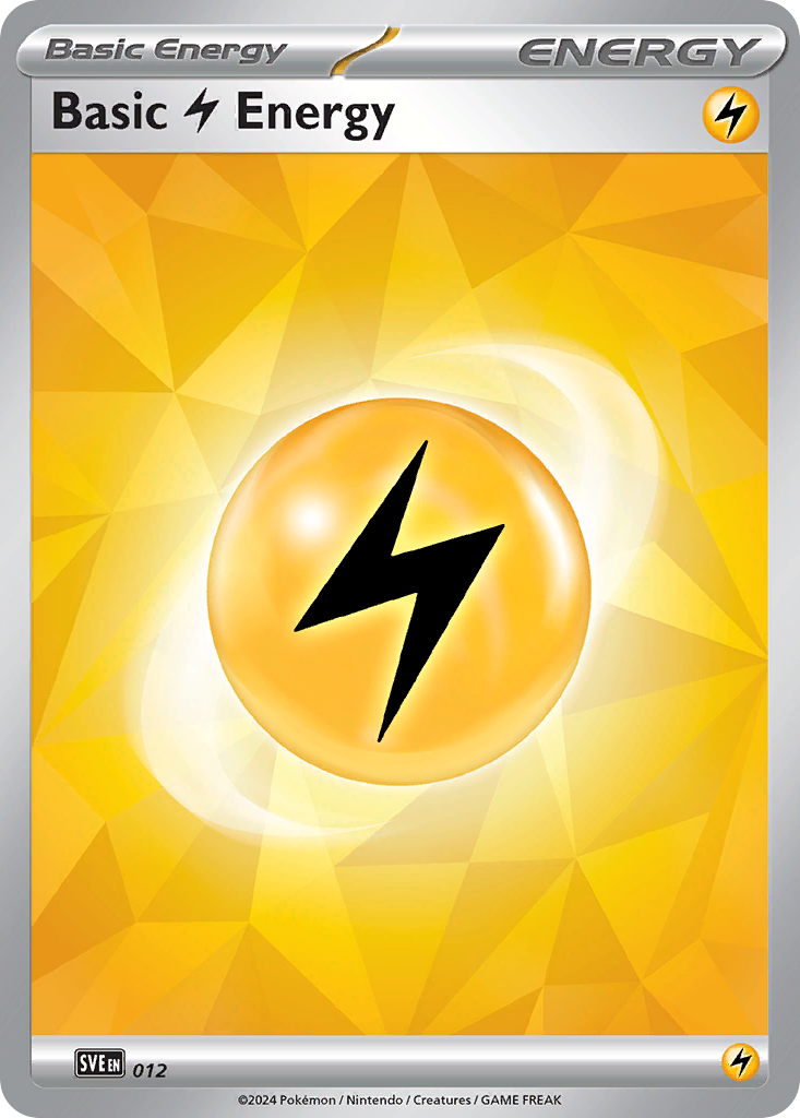 Basic Lightning Energy 012/016 Scarlet & Violet Energies
