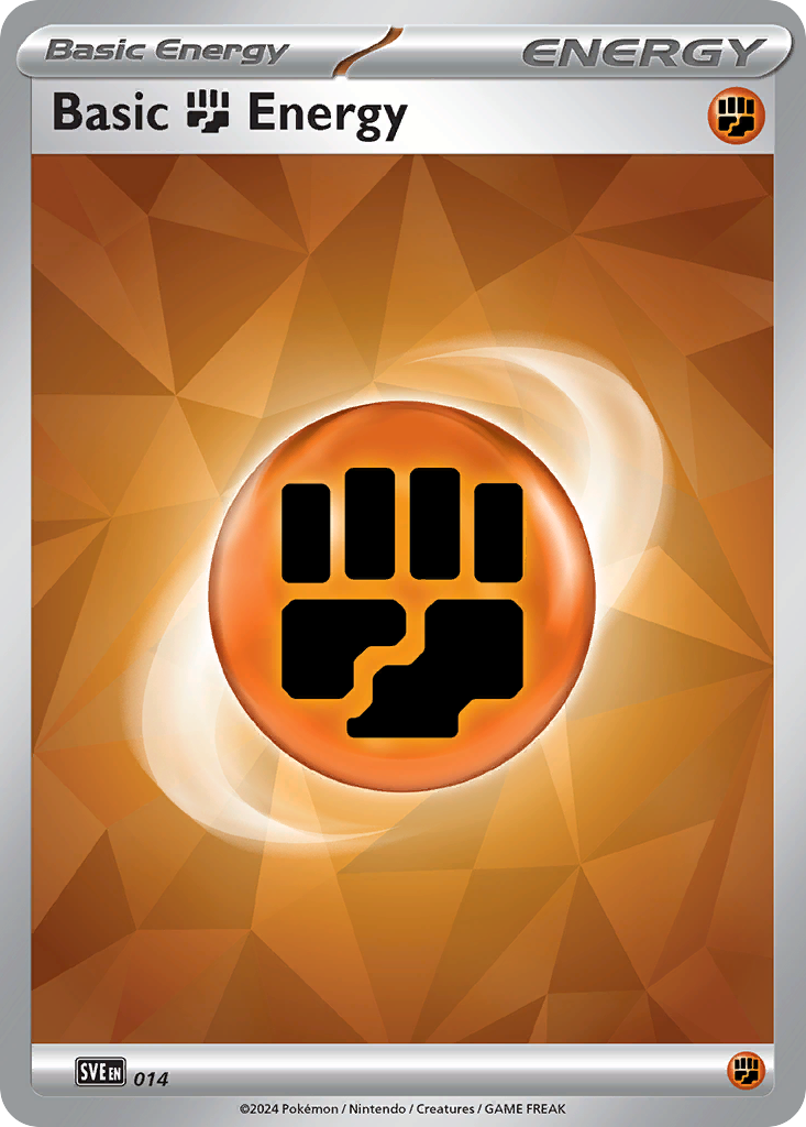 Basic Fighting Energy 014/016 Scarlet & Violet Energies
