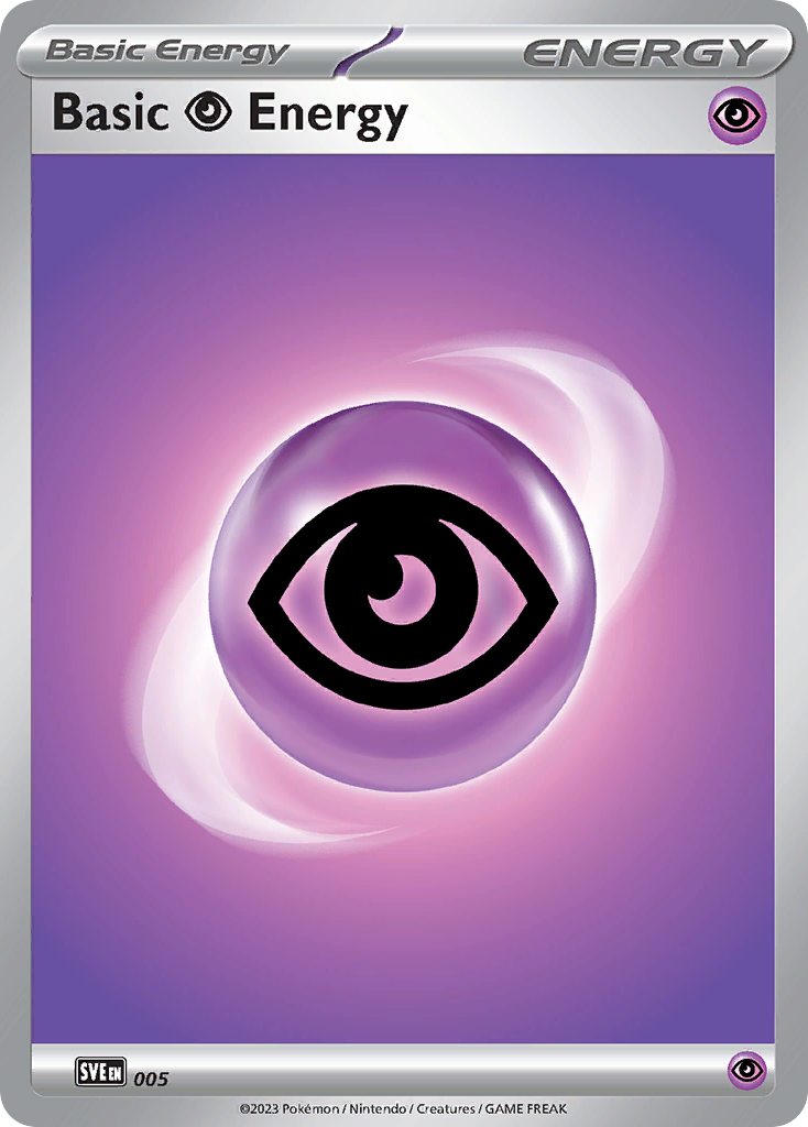 Basic Psychic Energy 005/016 Scarlet & Violet Energies