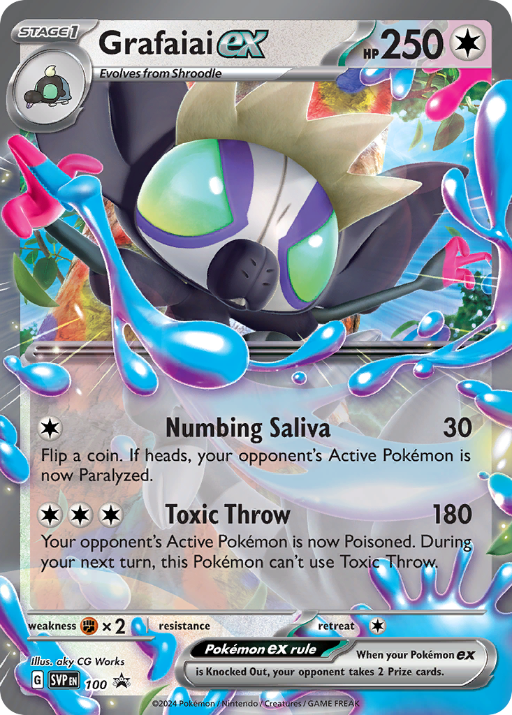 Grafaiai ex 100 Scarlet & Violet Black Star Promos