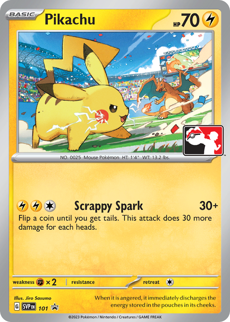 Pikachu 101 Scarlet & Violet Black Star Promos