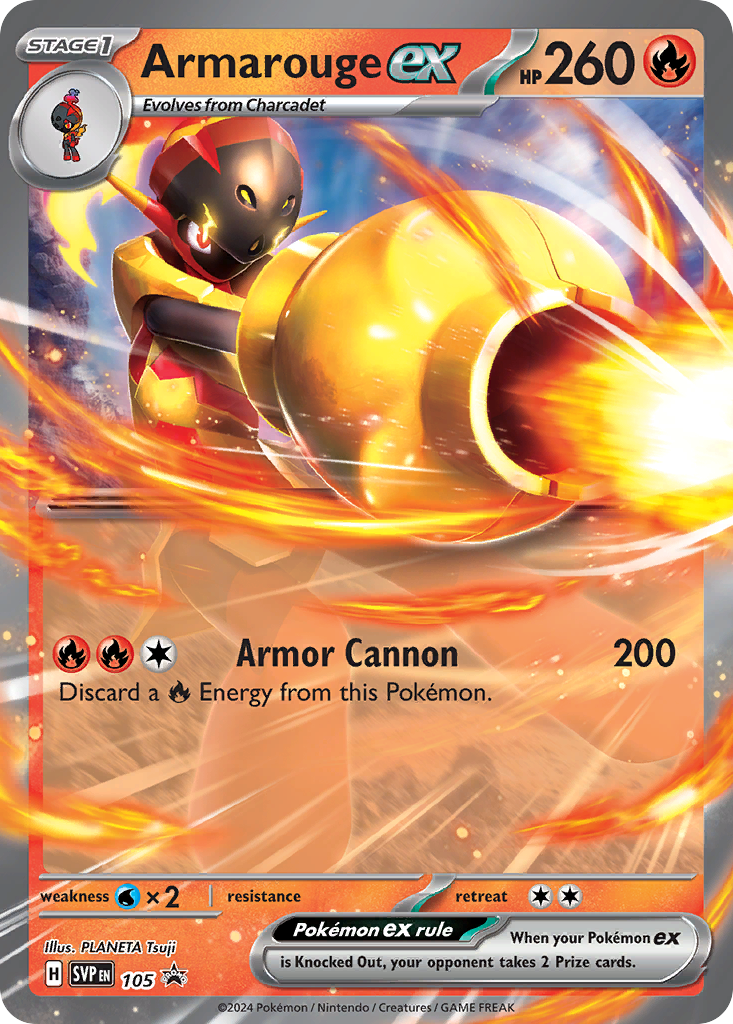 Armarouge ex 105 Scarlet & Violet Black Star Promos