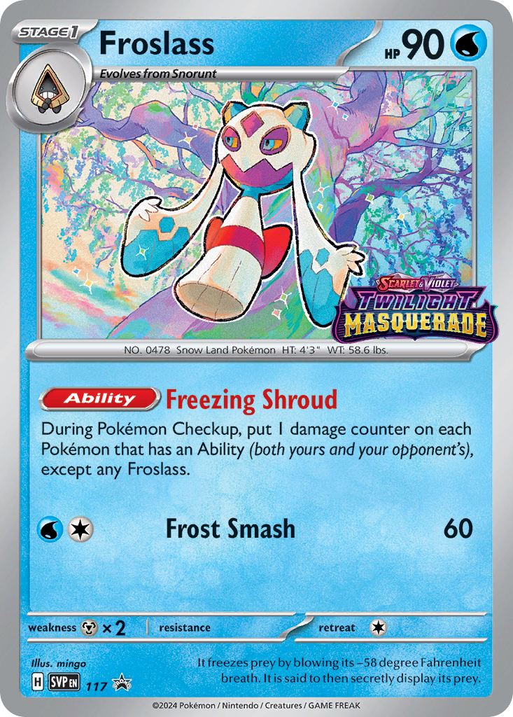 Froslass 117 Scarlet & Violet Black Star Promos