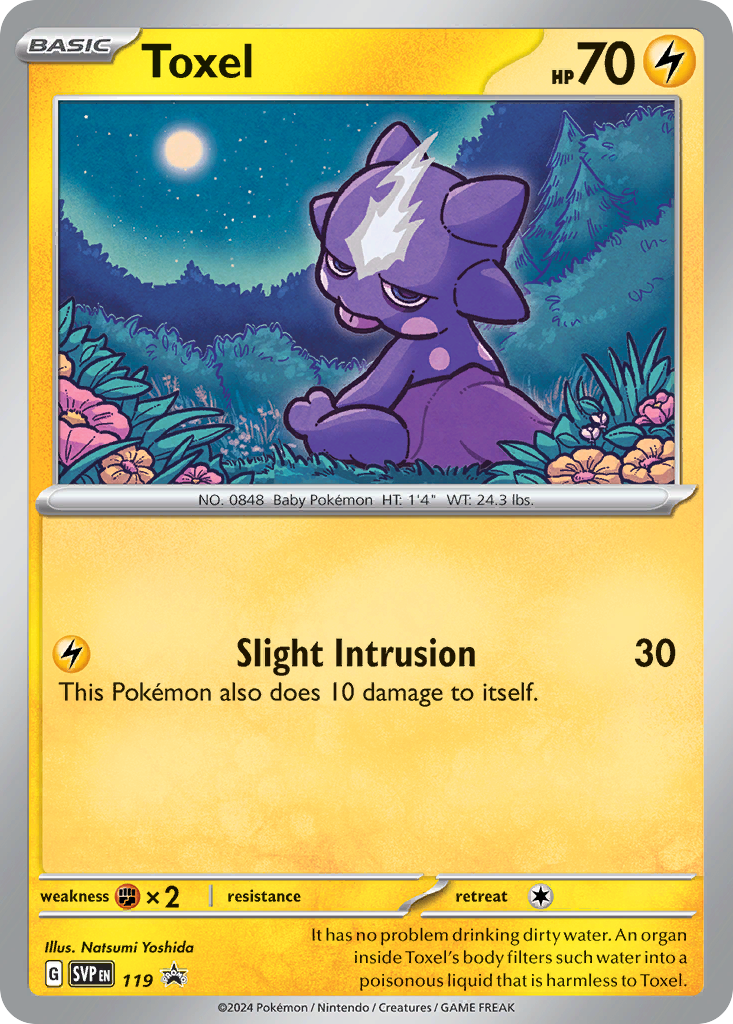 Toxel 119 Scarlet & Violet Black Star Promos