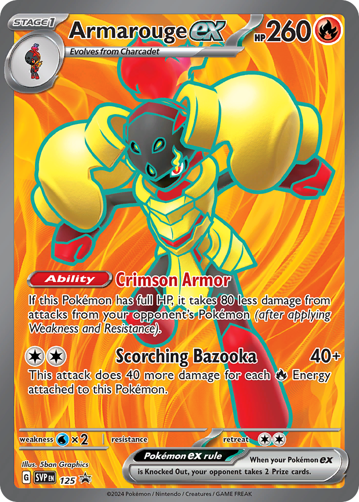 Armarouge ex 125 Scarlet & Violet Black Star Promos