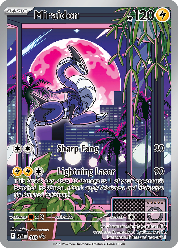 Miraidon 013 Scarlet & Violet Black Star Promos