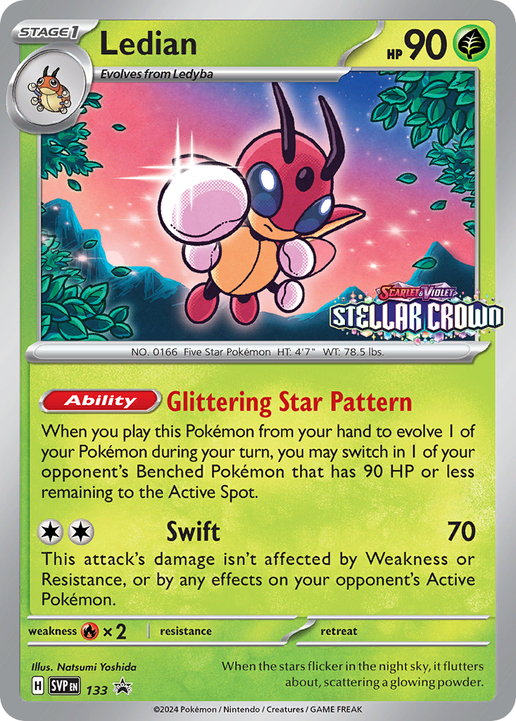 Ledian 133 Scarlet & Violet Black Star Promos