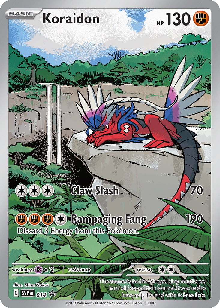 Koraidon 014 Scarlet & Violet Black Star Promos