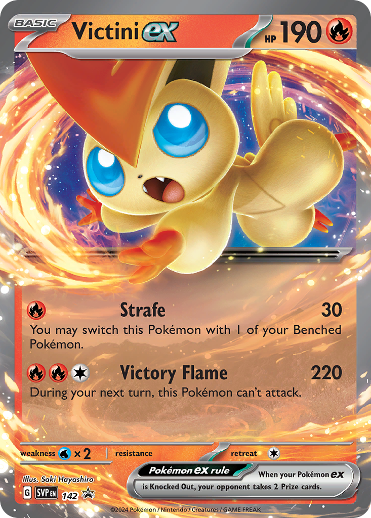 Victini ex 142 Scarlet & Violet Black Star Promos