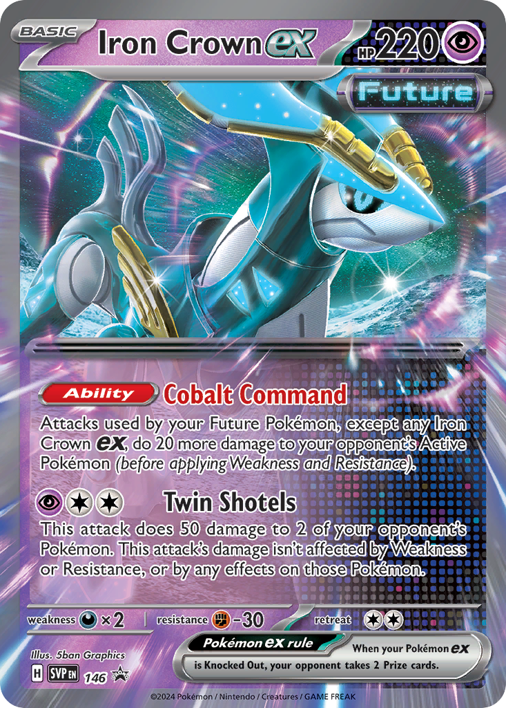Iron Crown ex 146 Scarlet & Violet Black Star Promos