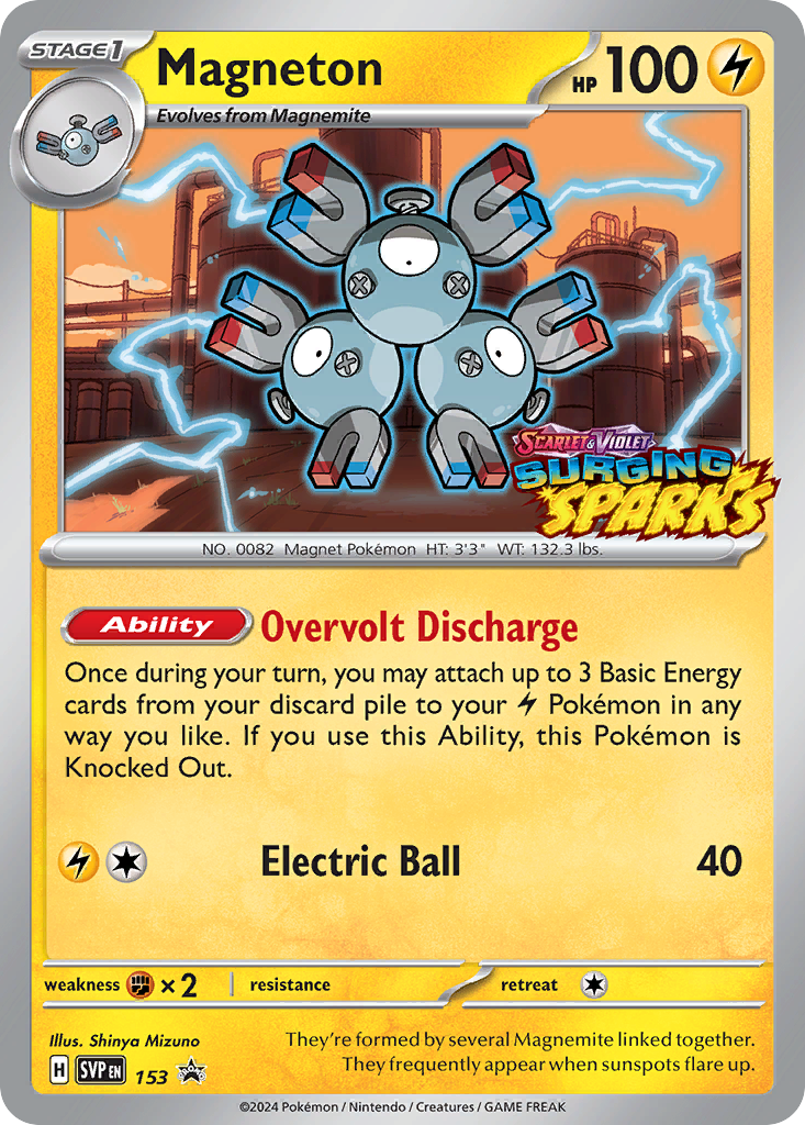 Magneton 153 Scarlet & Violet Black Star Promos