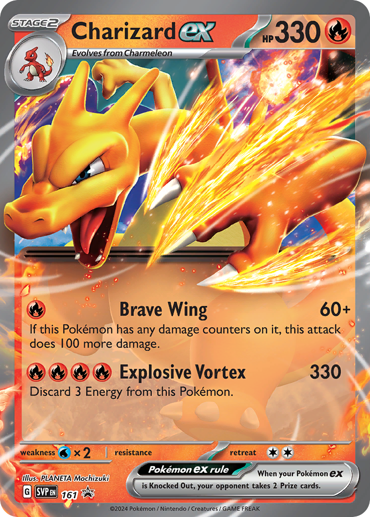 Charizard ex 161 Scarlet & Violet Black Star Promos
